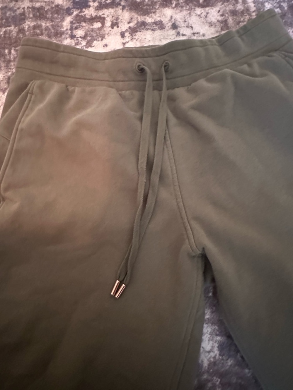 CALIA by Carrie Underwood Olive Green Drawstring Joggers - Picture 2 of 5